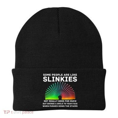 Some People Are Like Slinkies Funny Sarcastic  Beanie