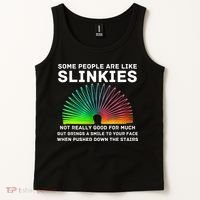 Some People Are Like Slinkies Funny Sarcastic  Tank Top thumb 2