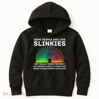 Some People Are Like Slinkies Funny Sarcastic  Kids Hoodie thumb 0