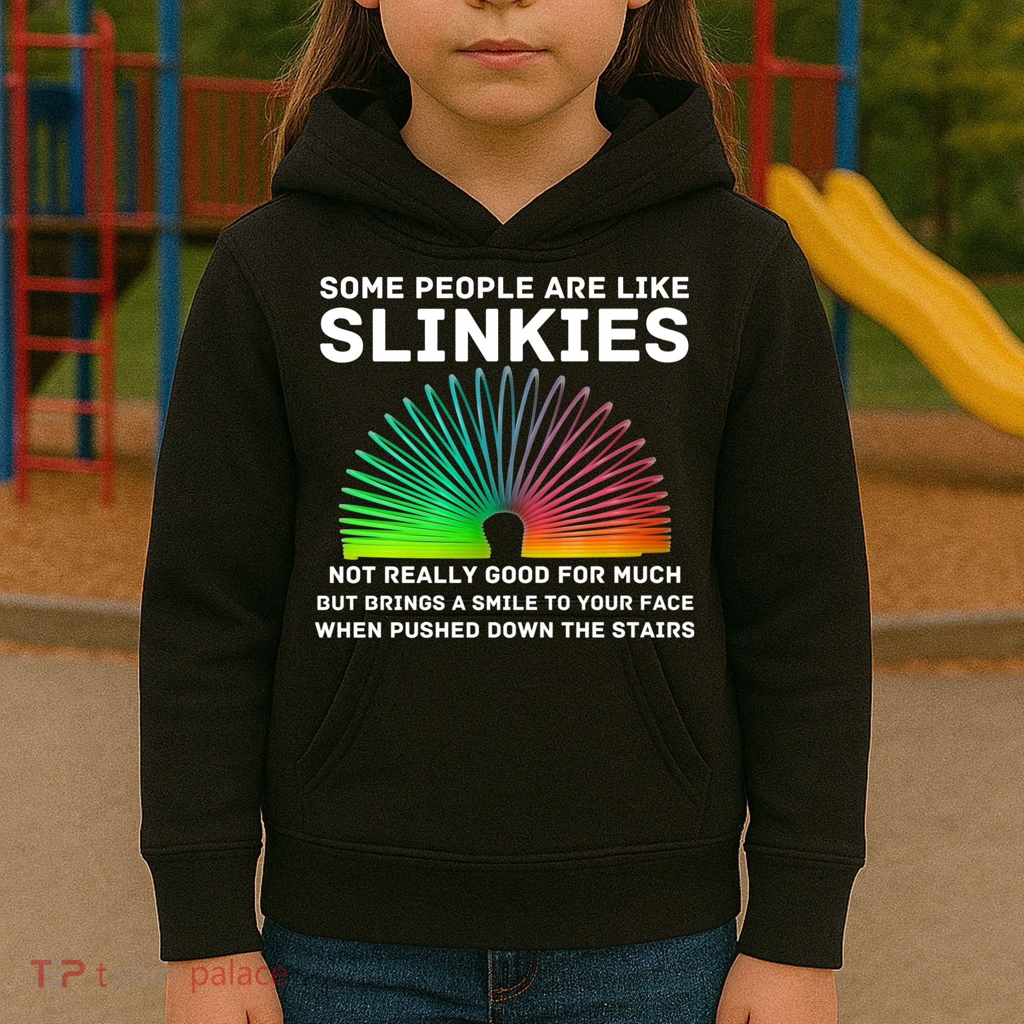 Some People Are Like Slinkies Funny Sarcastic  Kids Hoodie