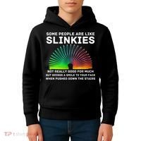 Some People Are Like Slinkies Funny Sarcastic  Kids Hoodie thumb 4