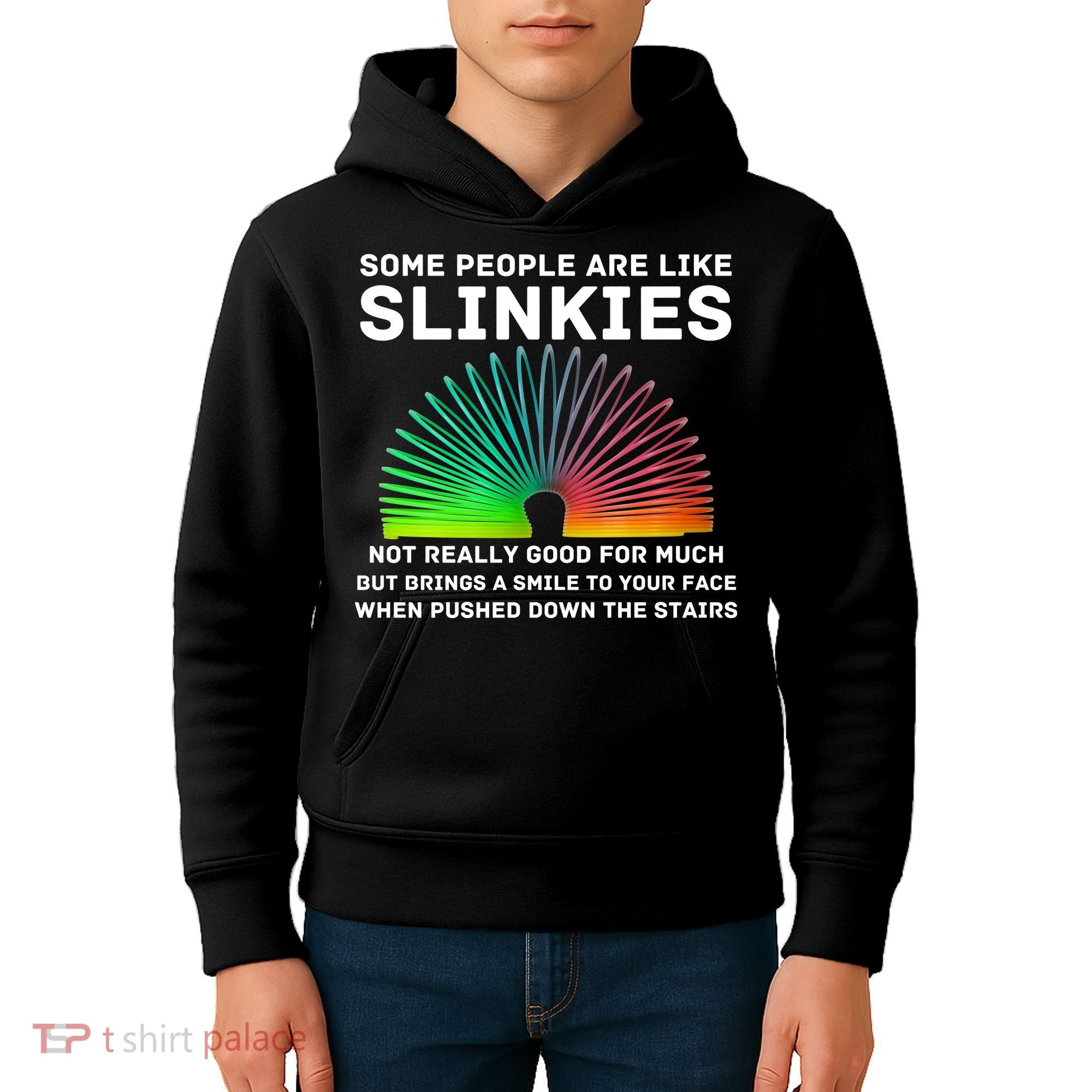 Some People Are Like Slinkies Funny Sarcastic  Kids Hoodie