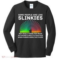Some People Are Like Slinkies Funny Sarcastic  Kids Long Sleeve Shirt thumb 0