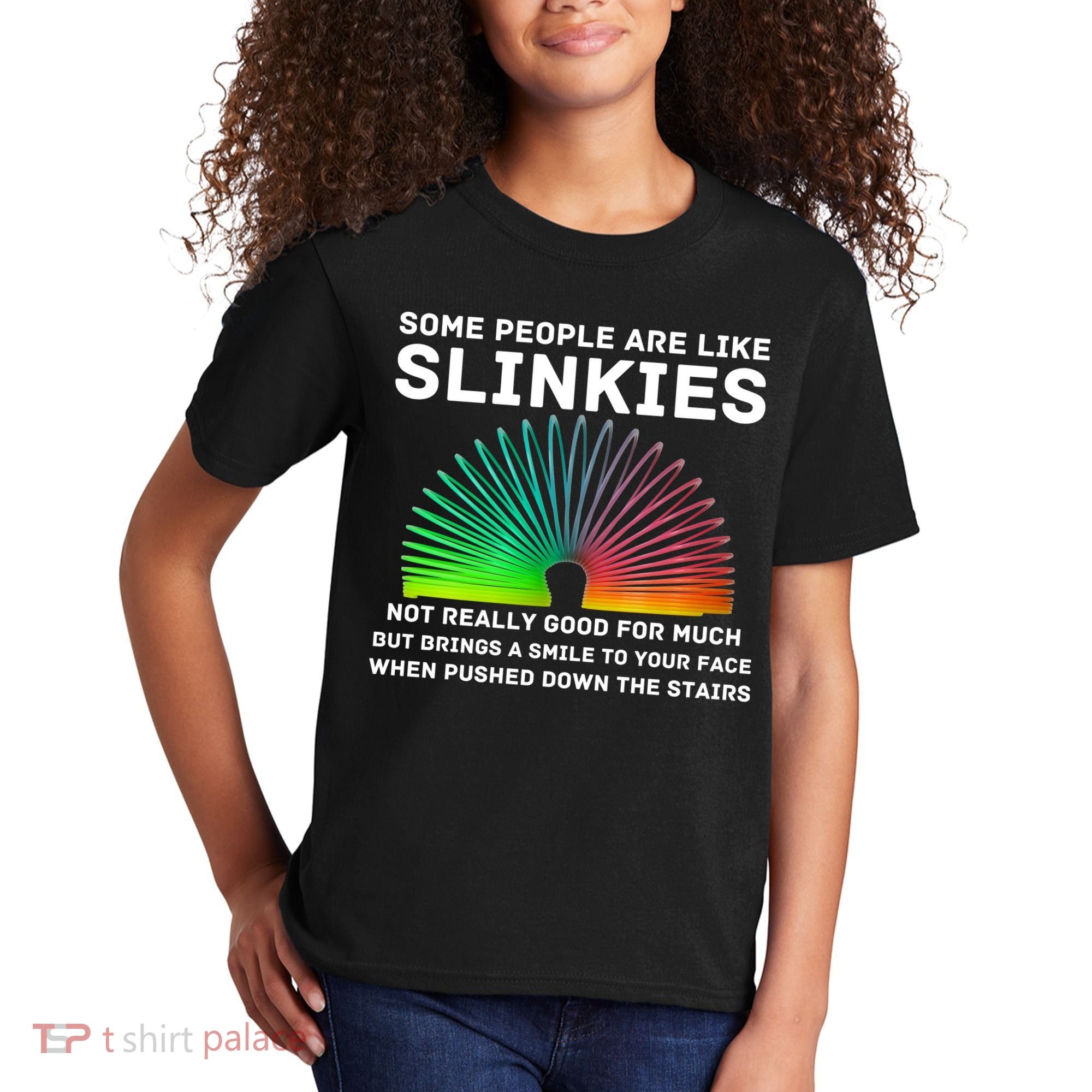 Some People Are Like Slinkies Funny Sarcastic  Kids T-Shirt