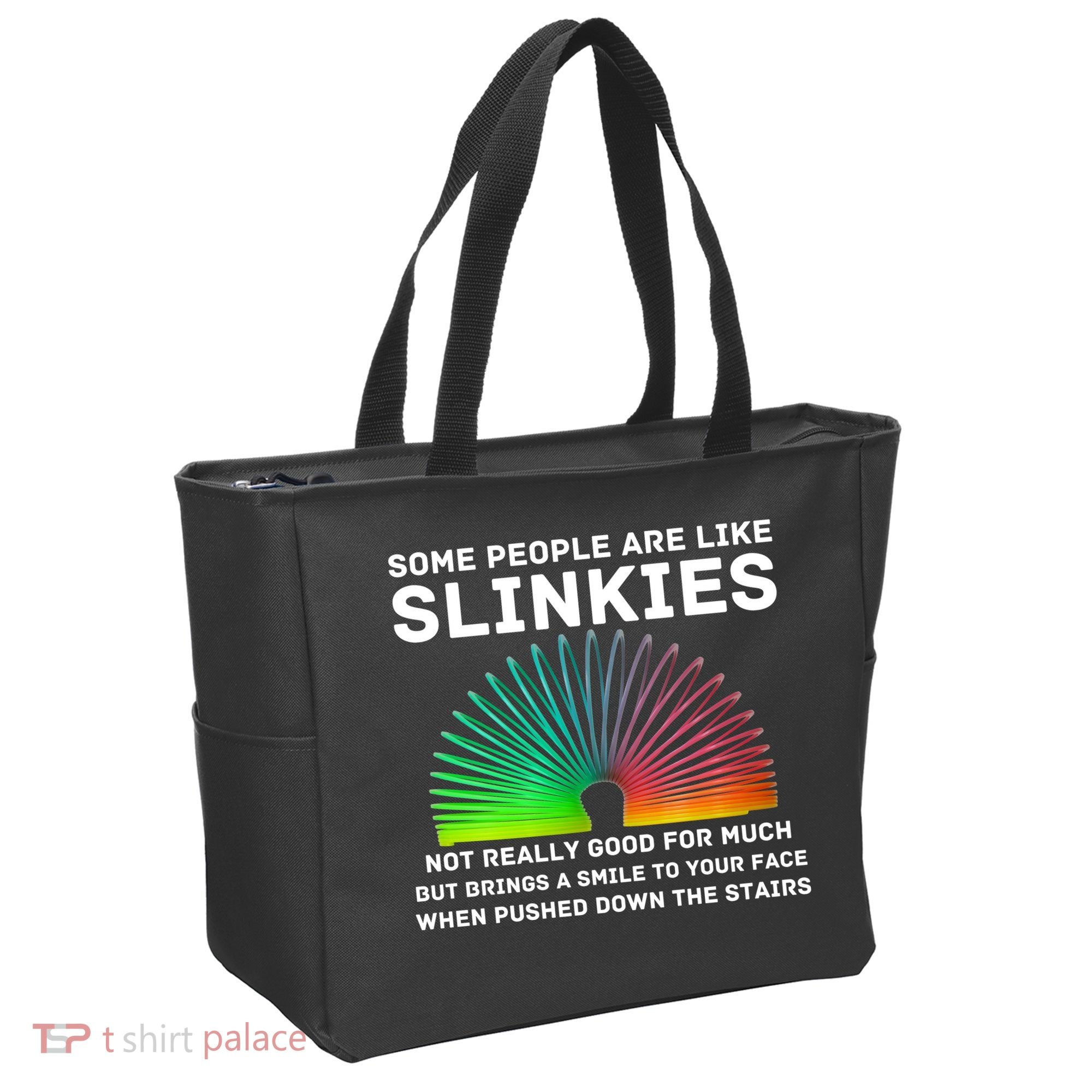 Some People Are Like Slinkies Funny Sarcastic  Tote Bag