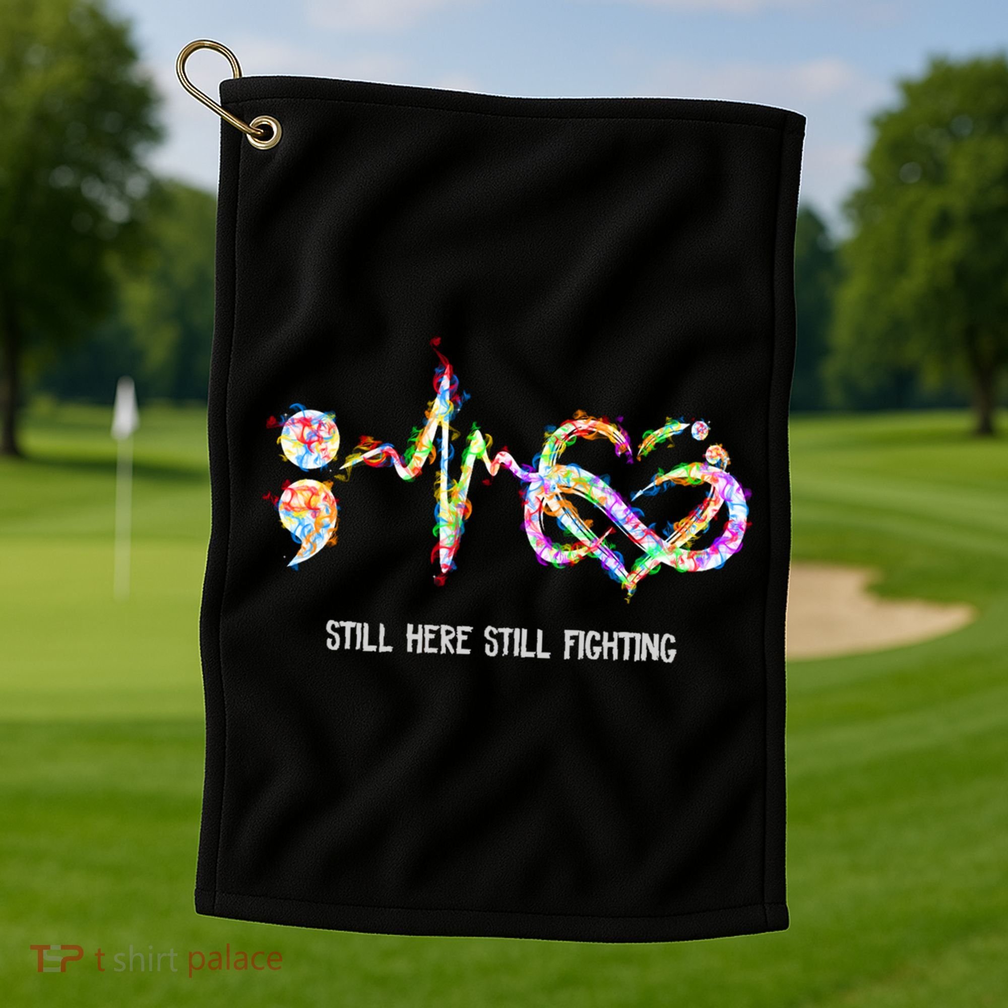 Suicide Prevention Awareness Gift Golf Towel