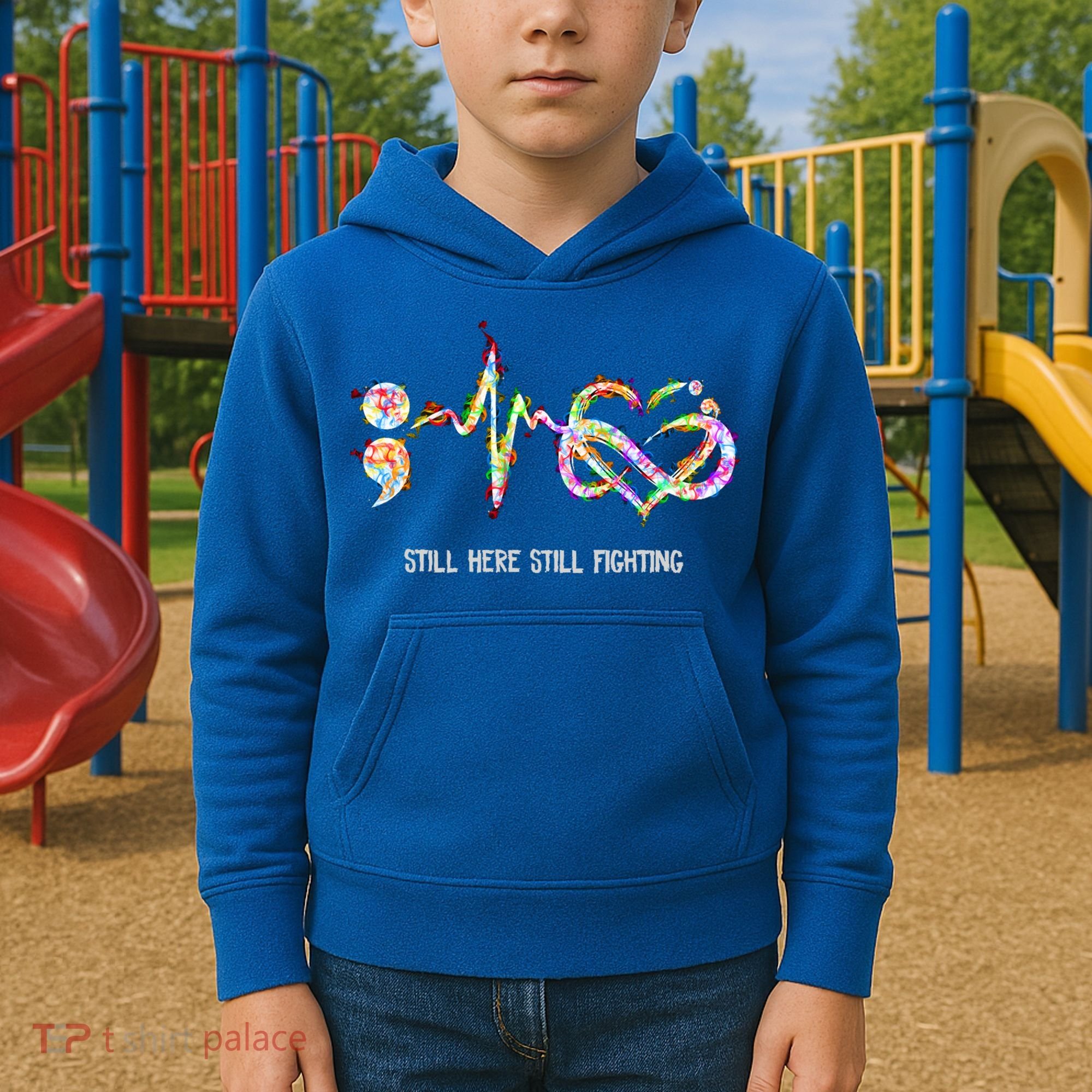 Suicide Prevention Awareness Gift Kids Hoodie
