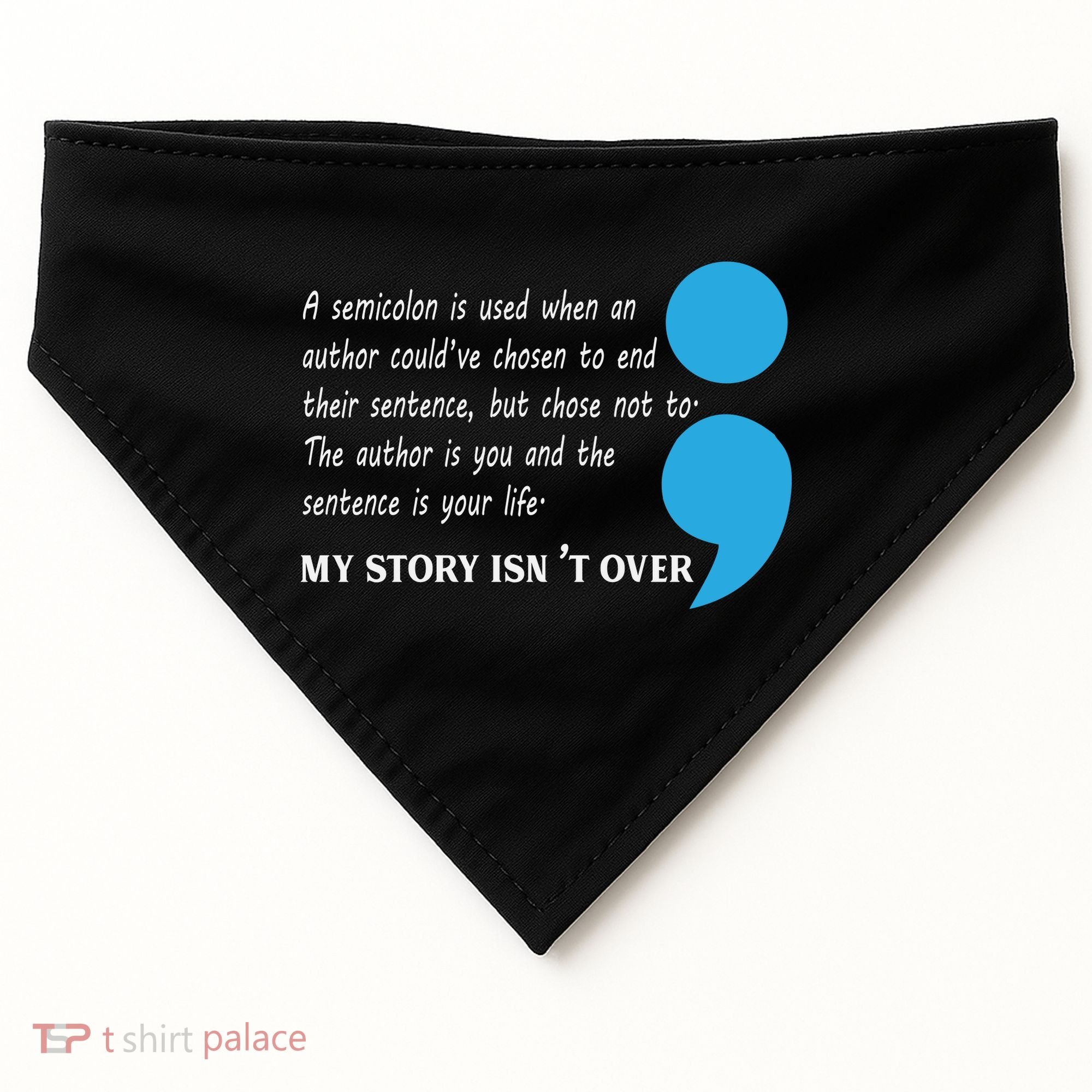 Suicide Prevention And Depression Awareness USA-Made Doggie Bandana