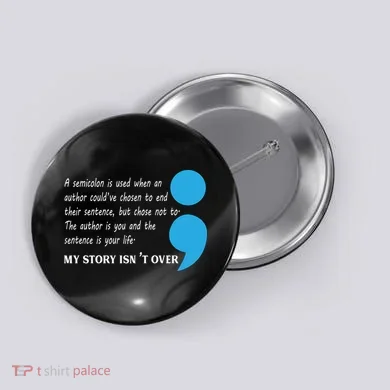 Suicide Prevention And Depression Awareness Button