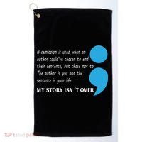 Suicide Prevention And Depression Awareness Golf Towel thumb 0