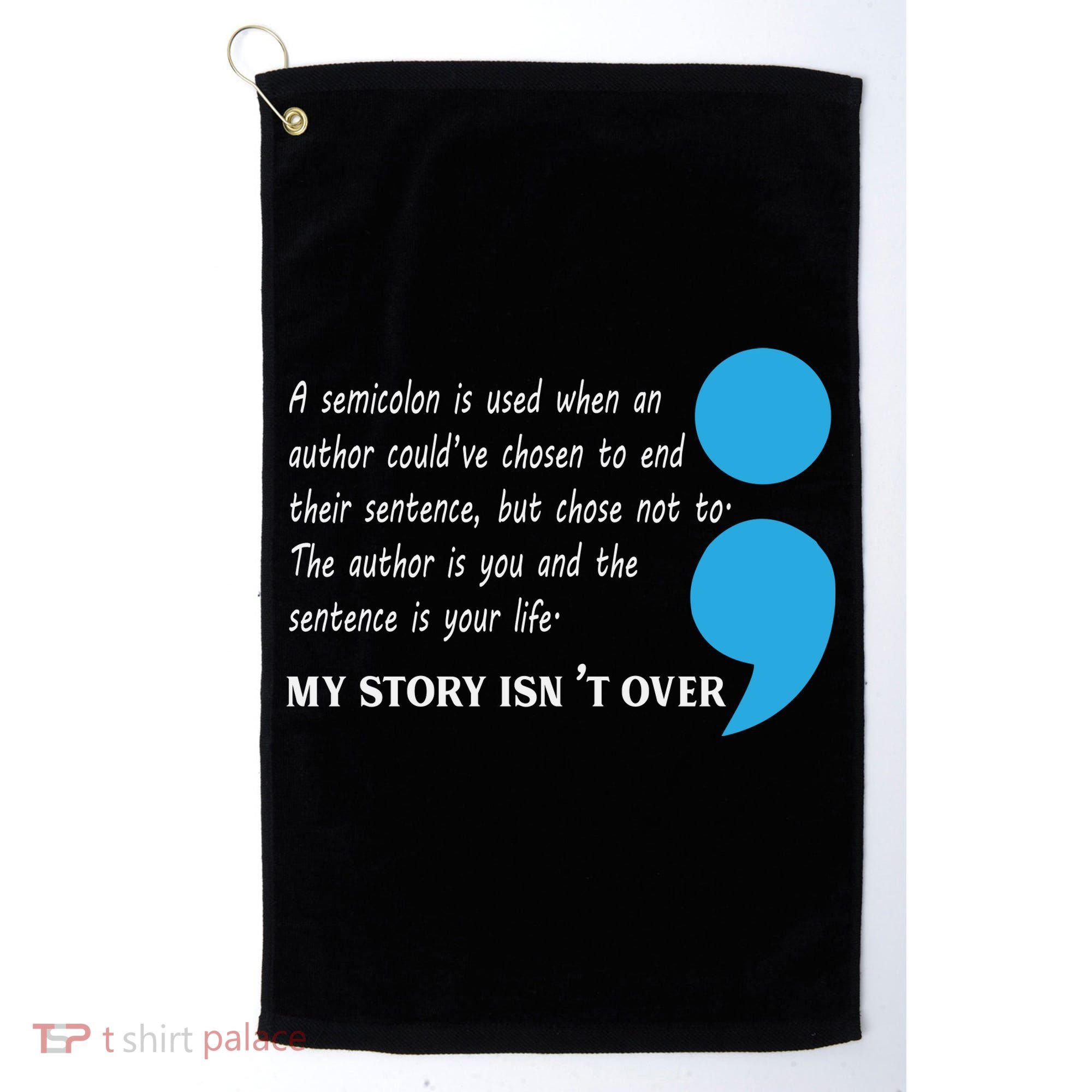 Suicide Prevention And Depression Awareness Golf Towel