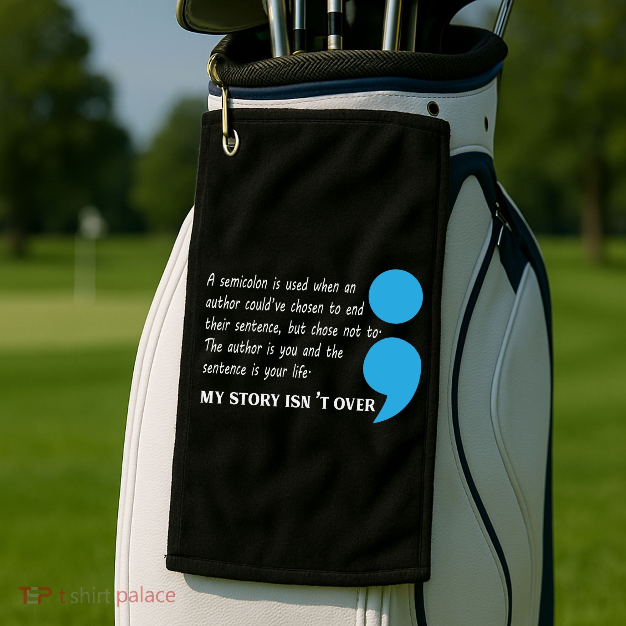Suicide Prevention And Depression Awareness Golf Towel