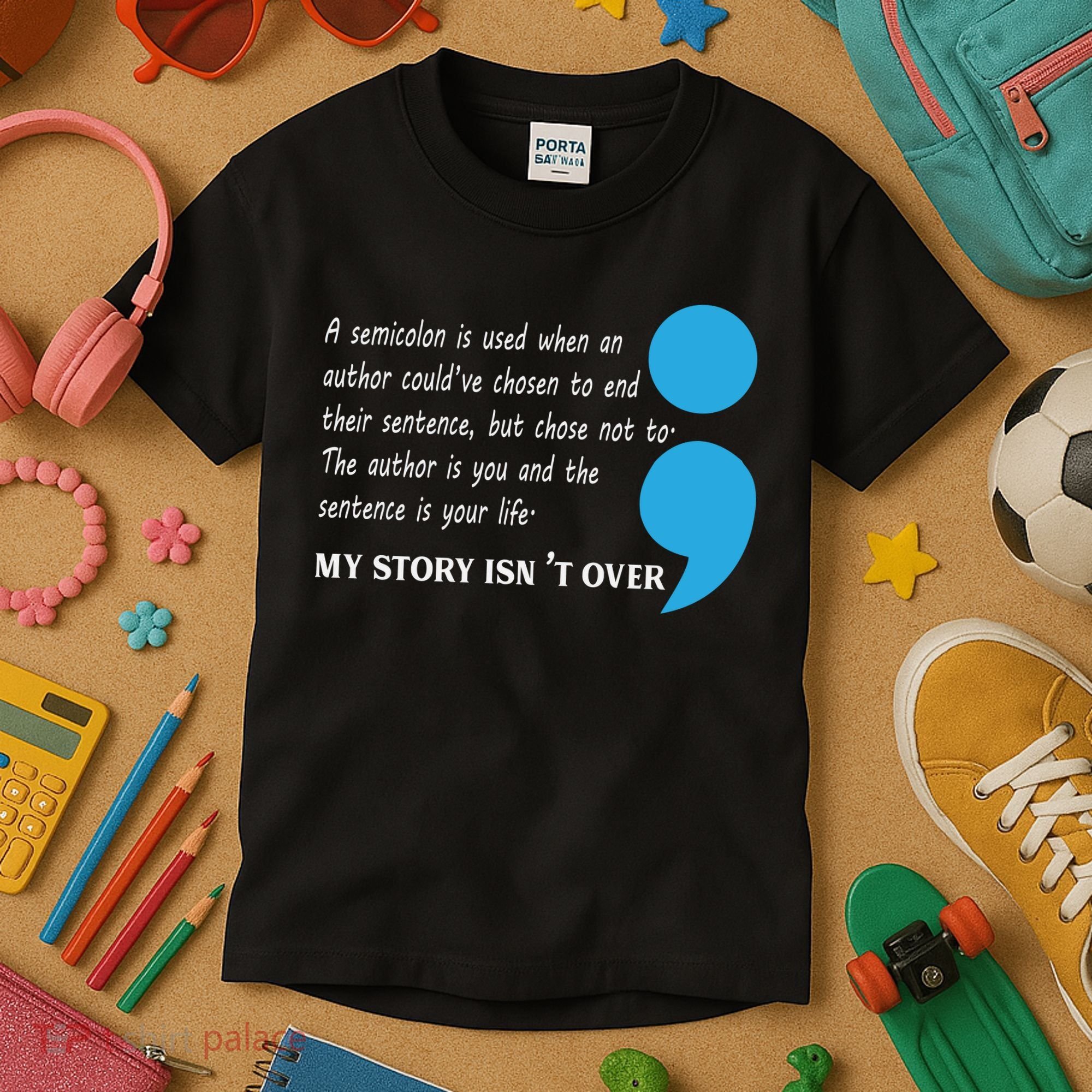 Suicide Prevention And Depression Awareness Kids T-Shirt