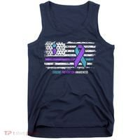 Suicide Prevention American Flag Suicide Awareness Tank Top thumb 0