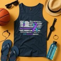 Suicide Prevention American Flag Suicide Awareness Tank Top thumb 4
