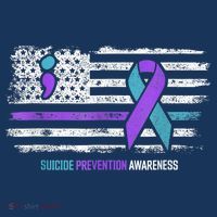 Suicide Prevention American Flag Suicide Awareness Kids Sweatshirt thumb 2