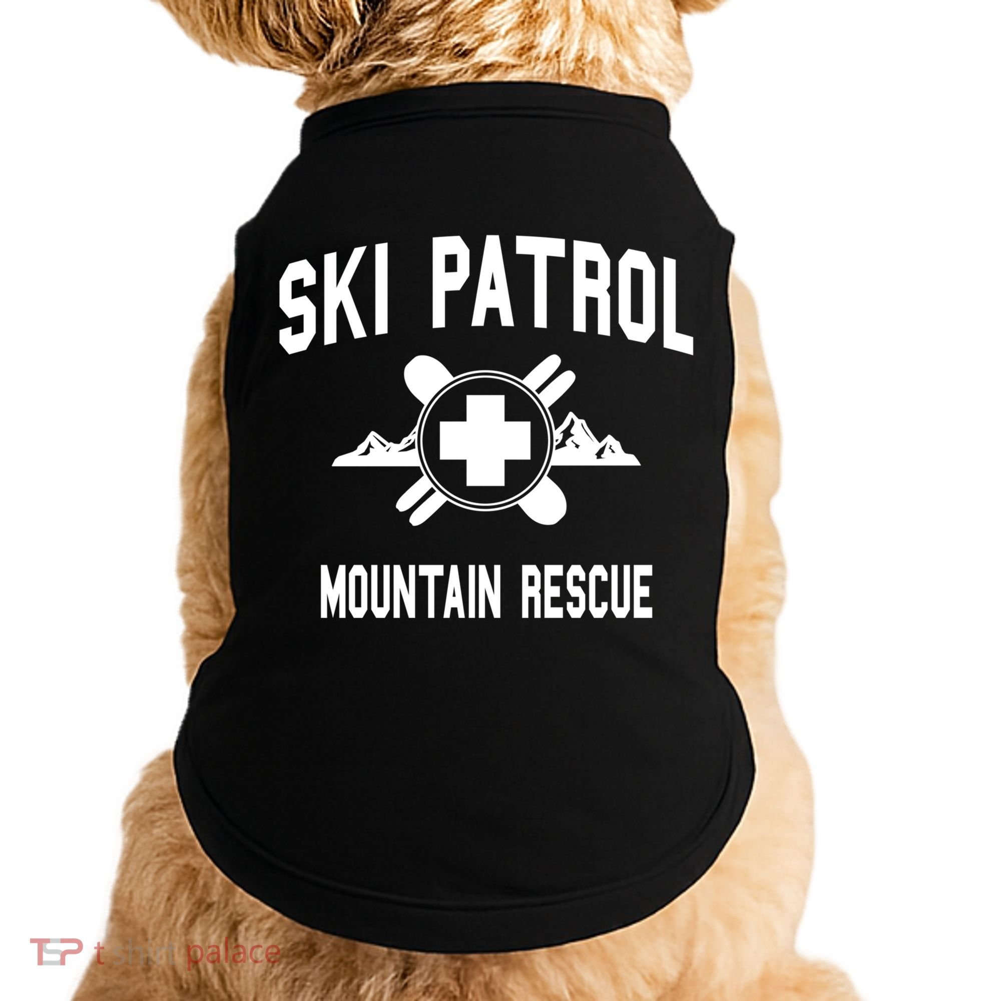 Ski Patrol And Mountain Rescue Gift Doggie Tank