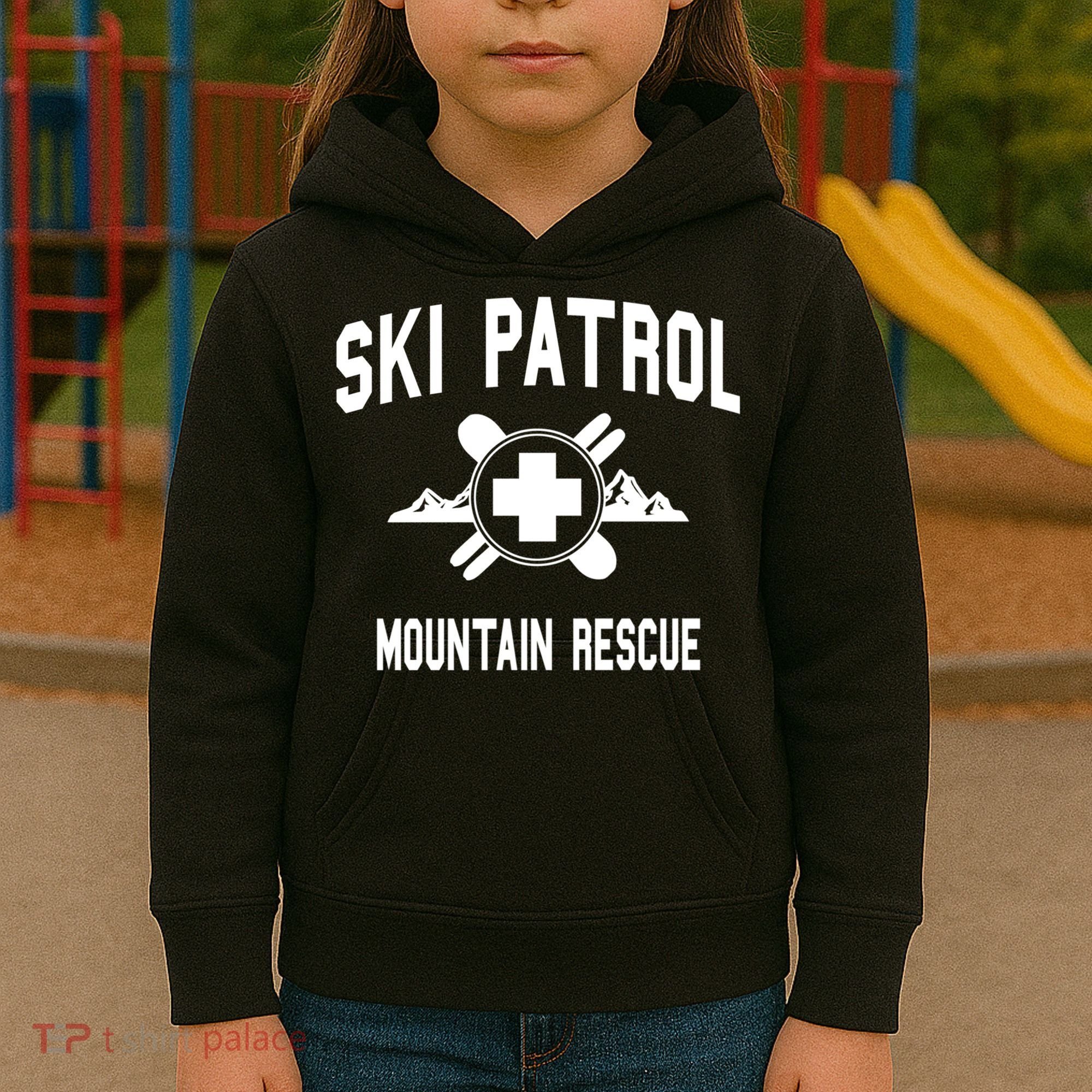 Ski Patrol And Mountain Rescue Gift Kids Hoodie
