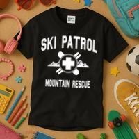 Ski Patrol And Mountain Rescue Gift Kids T-Shirt thumb 3