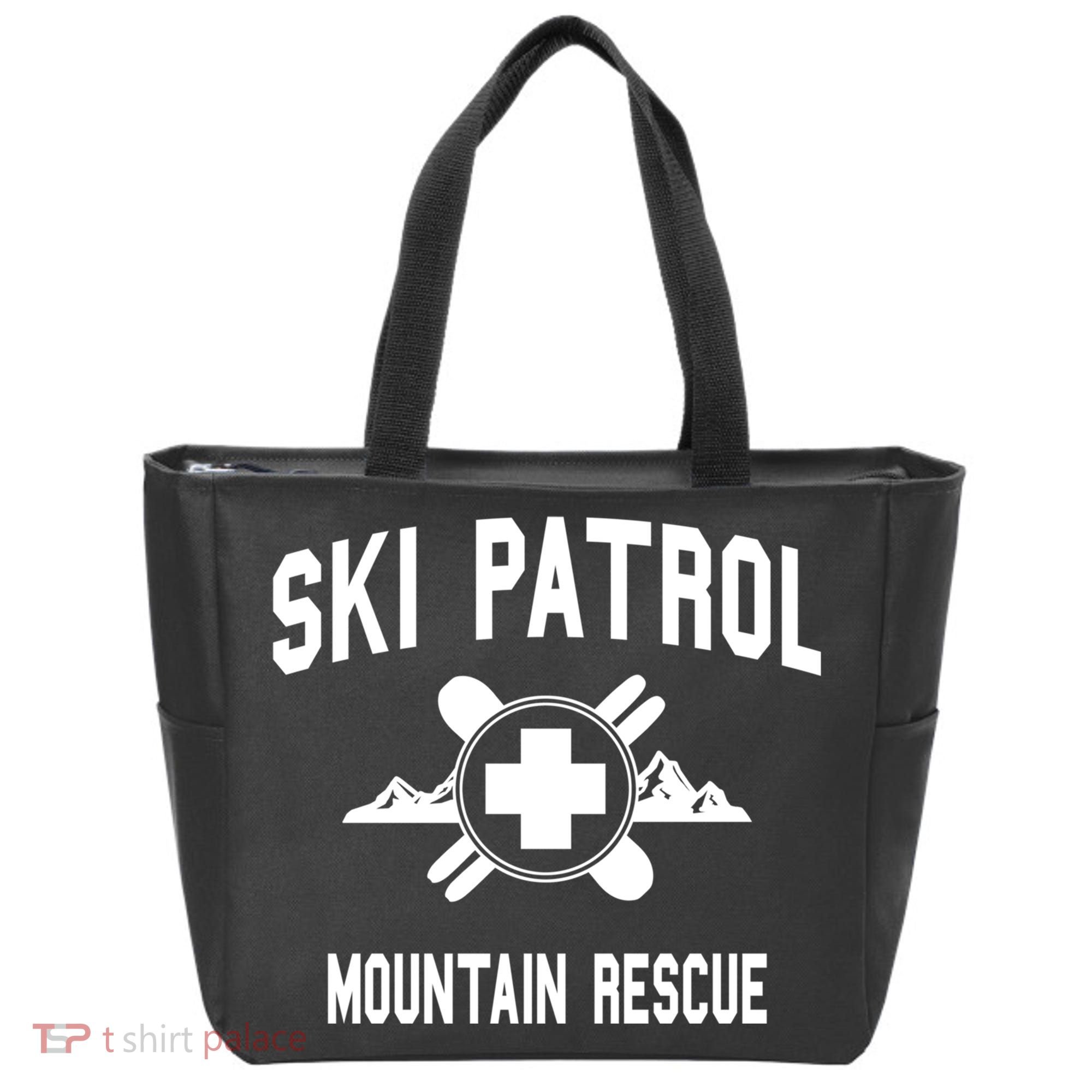 Ski Patrol And Mountain Rescue Gift Tote Bag