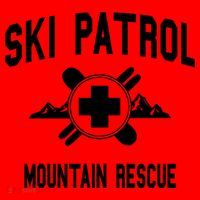 Ski Patrol And Mountain Rescue Gift Santa Hat thumb 1
