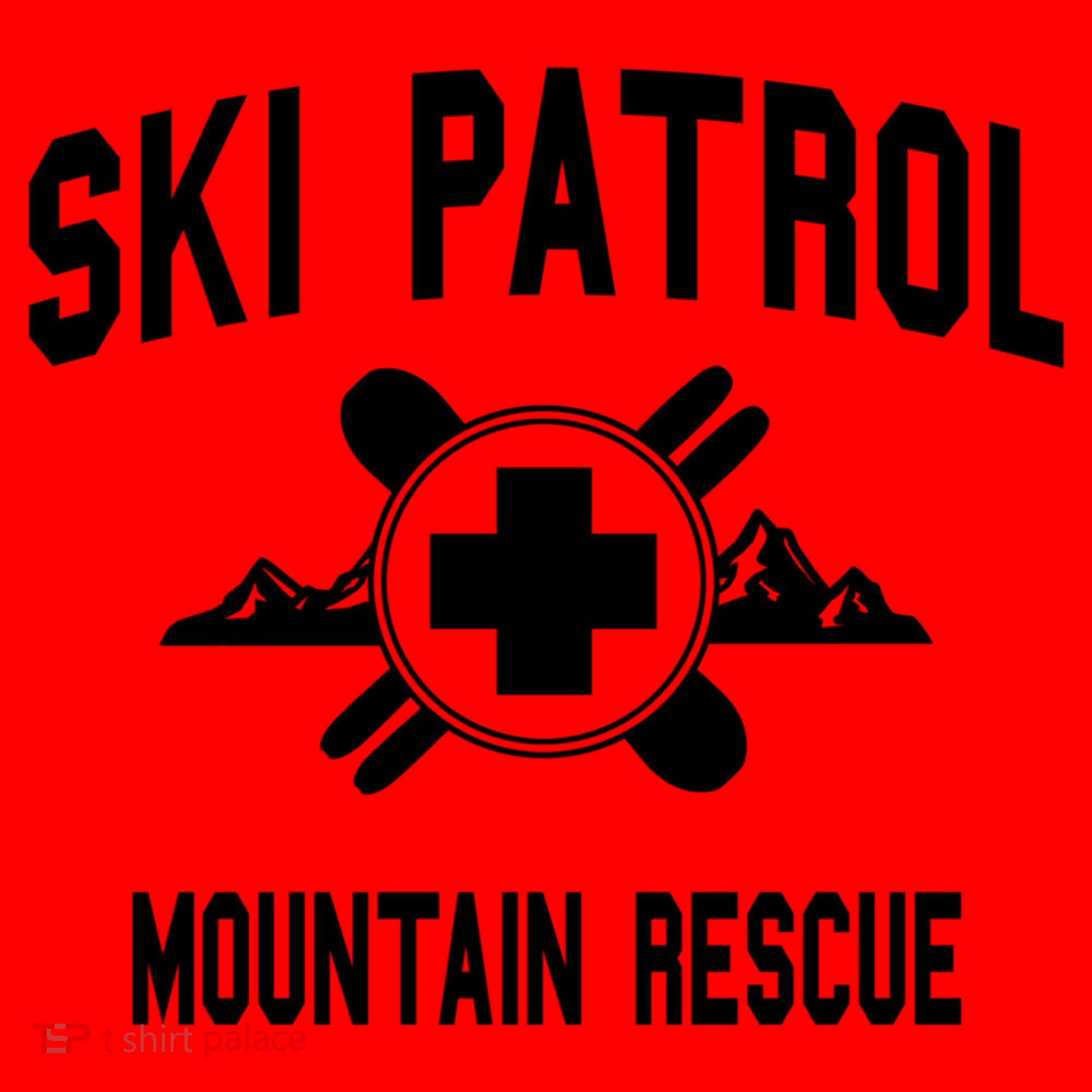 Ski Patrol And Mountain Rescue Gift Santa Hat