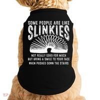 Some People Are Like Slinkies Sarcastic Doggie Tank thumb 0