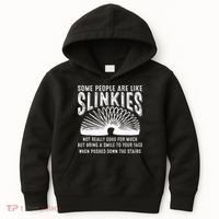 Some People Are Like Slinkies Sarcastic Kids Hoodie thumb 0