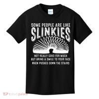 Some People Are Like Slinkies Sarcastic Kids T-Shirt thumb 0