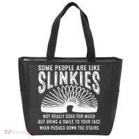 Some People Are Like Slinkies Sarcastic Tote Bag thumb 0
