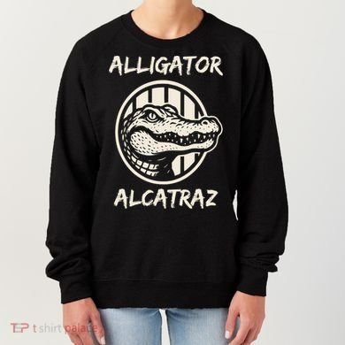 Swamp Prison Alcatraz Alligator Bayou Concept Women's Sweatshirt