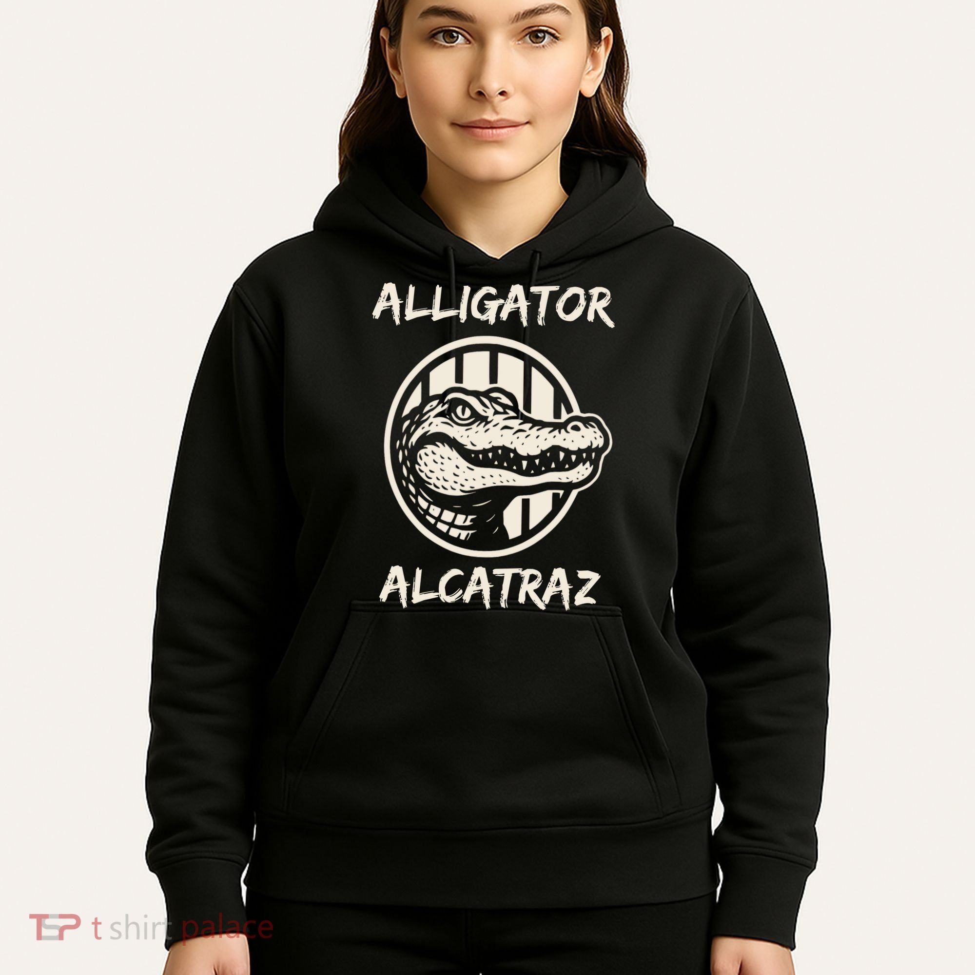 Swamp Prison Alcatraz Alligator Bayou Concept Hoodie