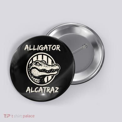 Swamp Prison Alcatraz Alligator Bayou Concept Button