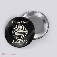Swamp Prison Alcatraz Alligator Bayou Concept Button thumb 0