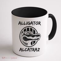 Swamp Prison Alcatraz Alligator Bayou Concept Coffee Mug thumb 1