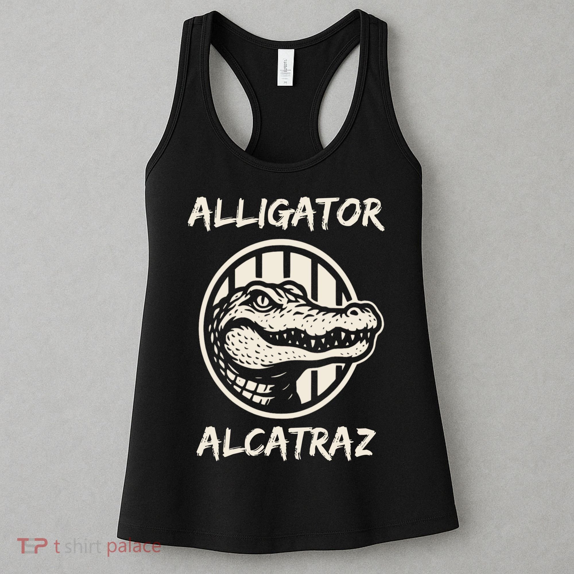 Swamp Prison Alcatraz Alligator Bayou Concept Women's Tank Top