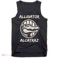 Swamp Prison Alcatraz Alligator Bayou Concept Tank Top thumb 0