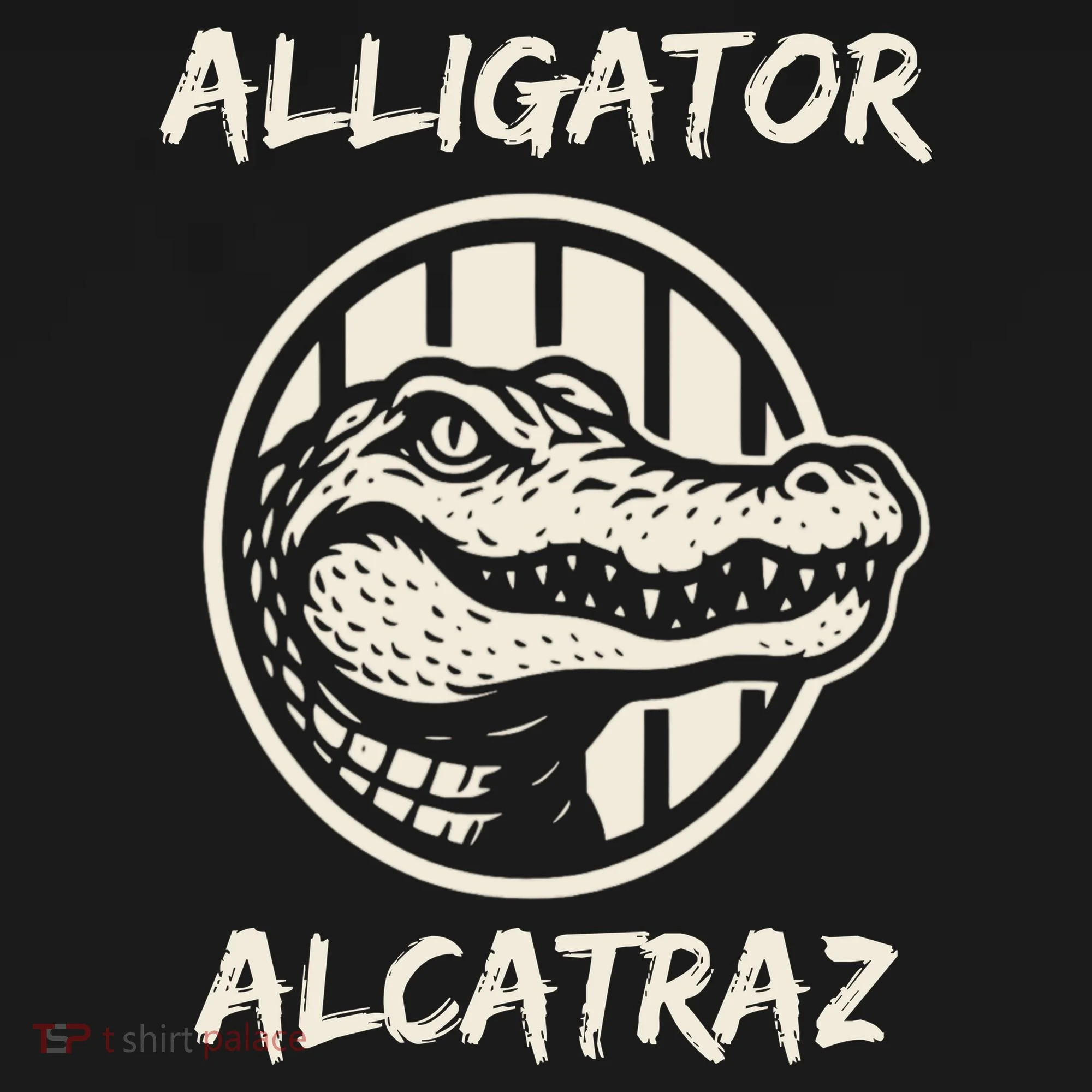 Swamp Prison Alcatraz Alligator Bayou Concept Tank Top