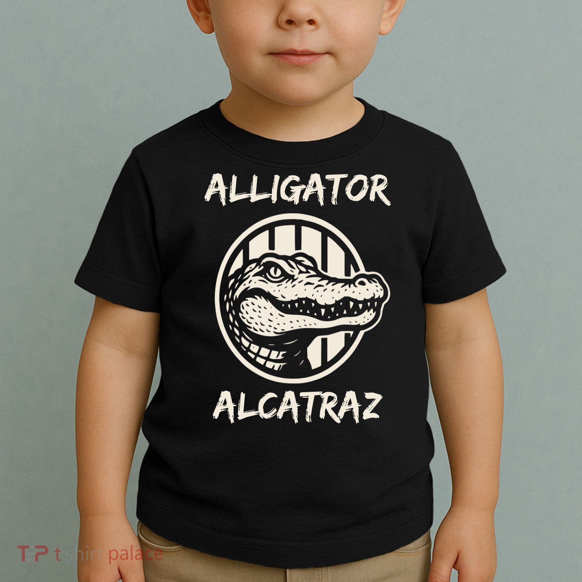 Swamp Prison Alcatraz Alligator Bayou Concept Toddler T-Shirt