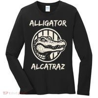 Swamp Prison Alcatraz Alligator Bayou Concept Women's Long Sleeve Shirt thumb 0
