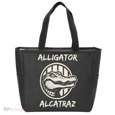 Swamp Prison Alcatraz Alligator Bayou Concept Tote Bag