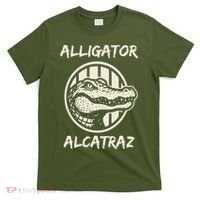 Swamp Prison Alcatraz Alligator Bayou Concept T-Shirt thumb 0