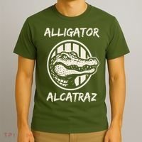 Swamp Prison Alcatraz Alligator Bayou Concept T-Shirt thumb 3