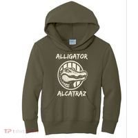 Swamp Prison Alcatraz Alligator Bayou Concept Kids Hoodie thumb 0