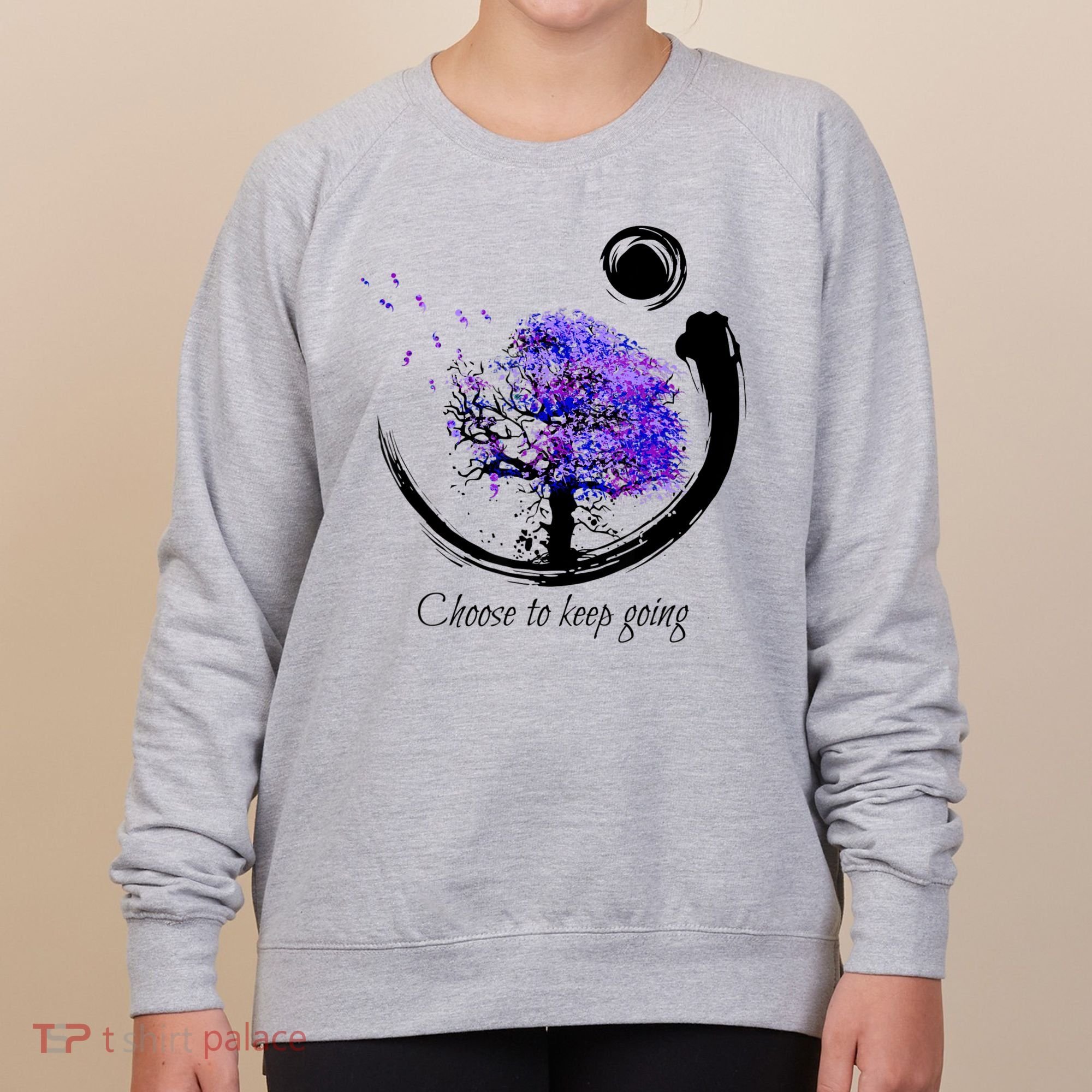 Suicide Prevention Awareness Choose To Keep Going Women's Sweatshirt