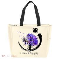 Suicide Prevention Awareness Choose To Keep Going Tote Bag thumb 0