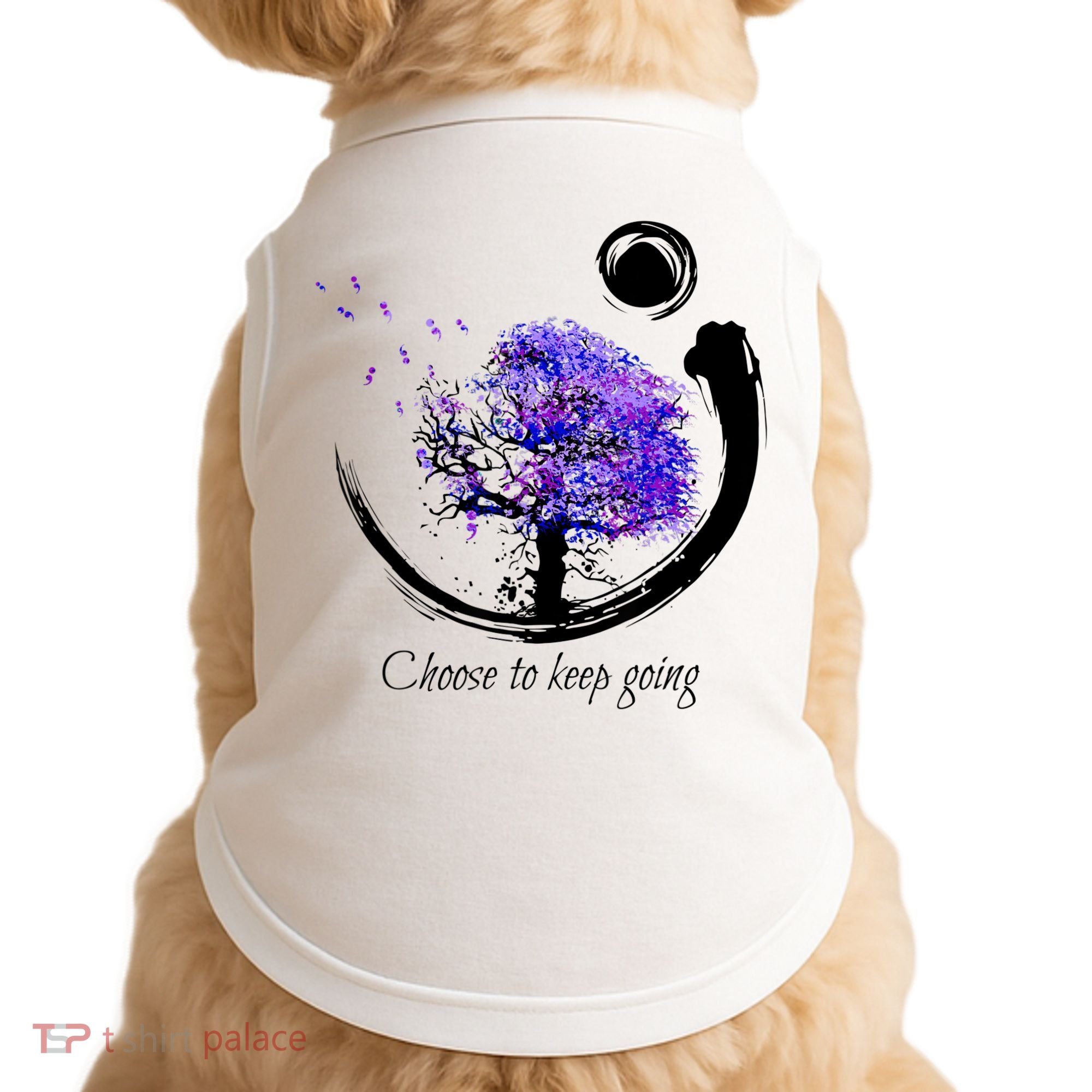 Suicide Prevention Awareness Choose To Keep Going Doggie Tank