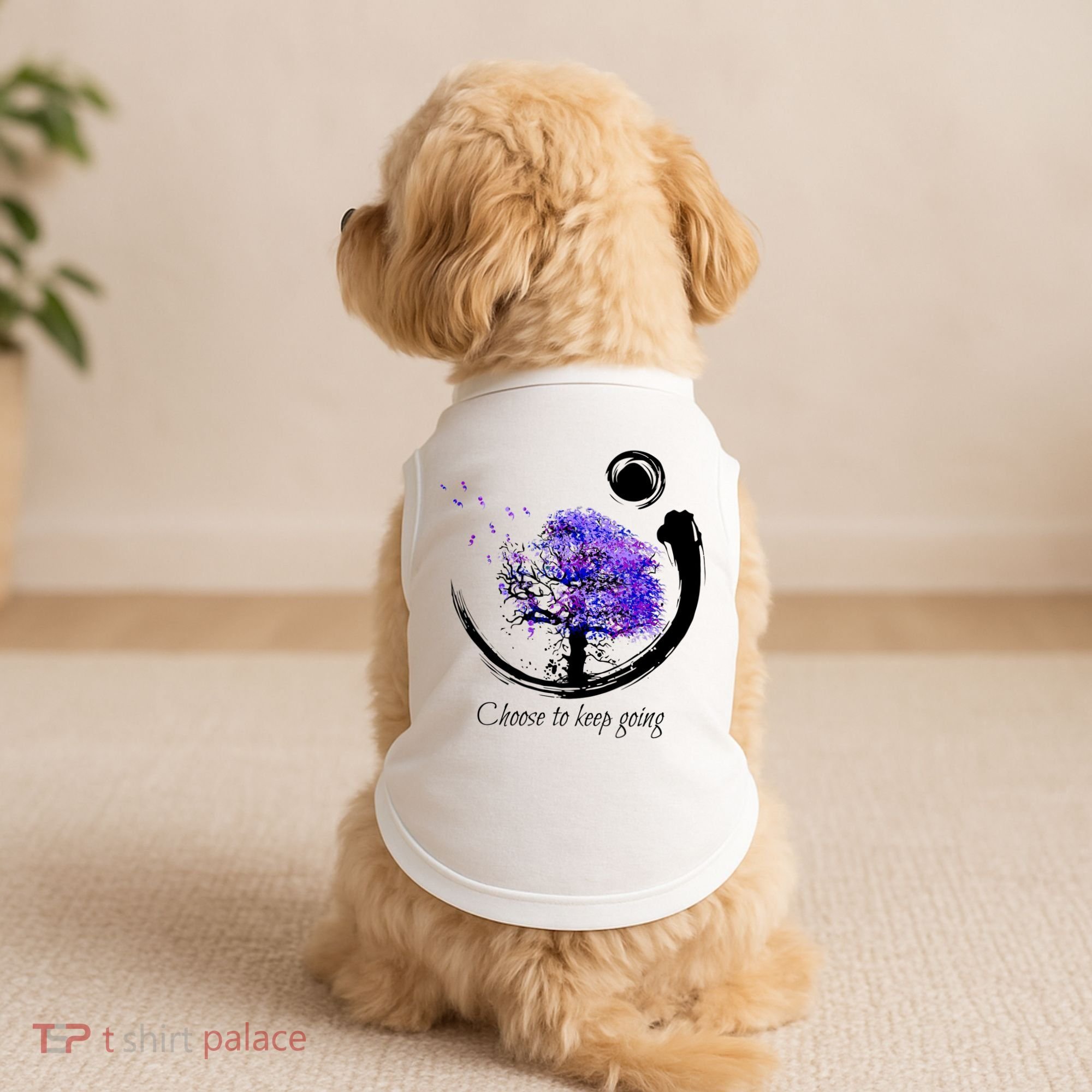 Suicide Prevention Awareness Choose To Keep Going Doggie Tank