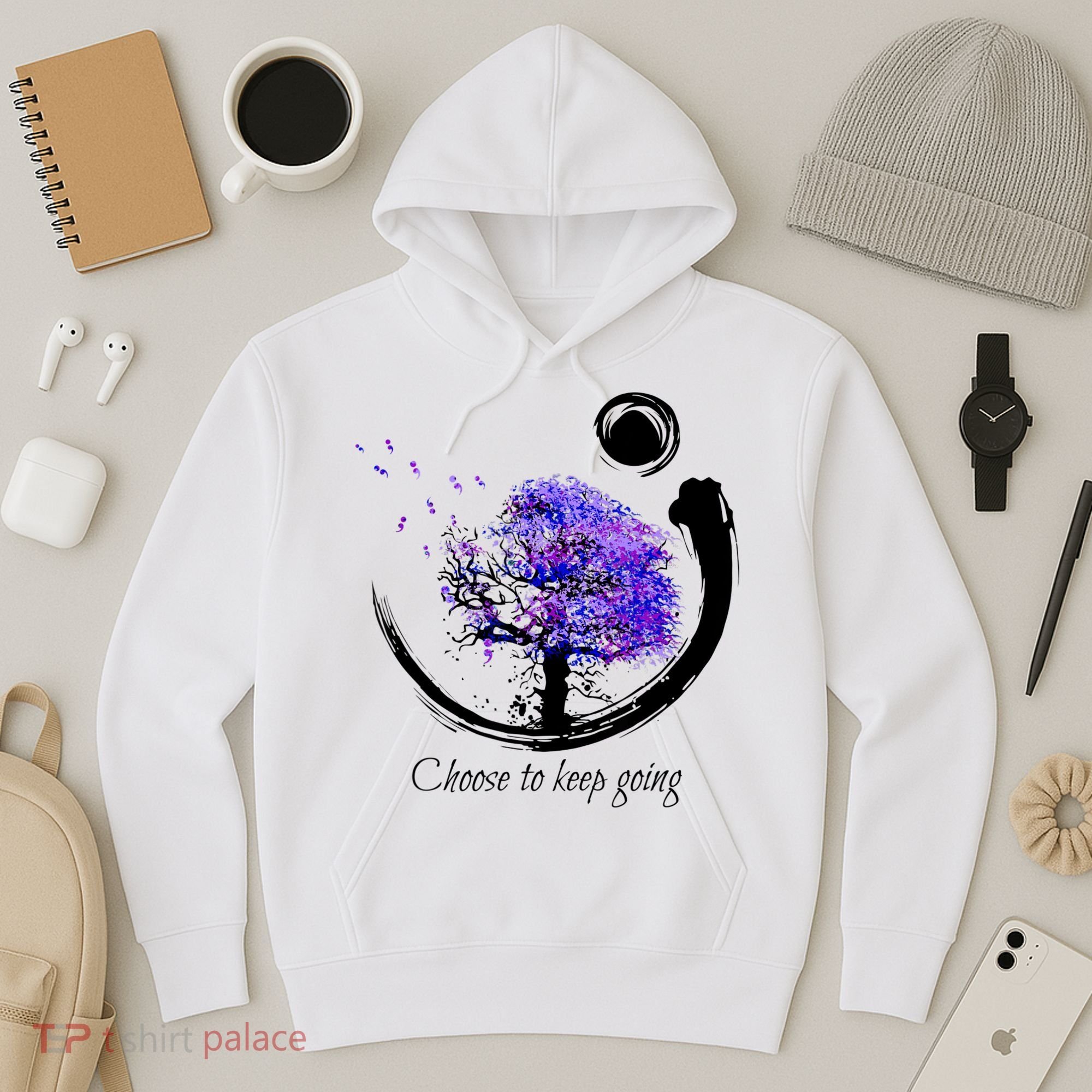 Suicide Prevention Awareness Choose To Keep Going Hoodie