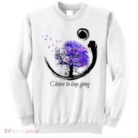 Suicide Prevention Awareness Choose To Keep Going Sweatshirt thumb 0